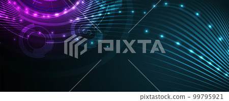 Quantum processing. Deep learning artificial intelligence. Future new technology for business or science presentation Quantum processing. Deep learning artificial intelligence. Future new technology for business or science presentation 99795921