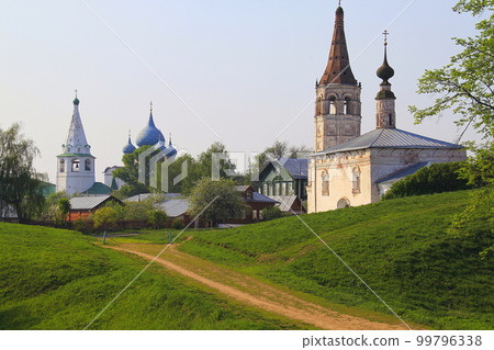 Suzdal village in Golden Ring of Russia, idyllic landscape 99796338
