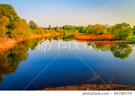 Suzdal village in Golden Ring of Russia, idyllic landscape 99796374