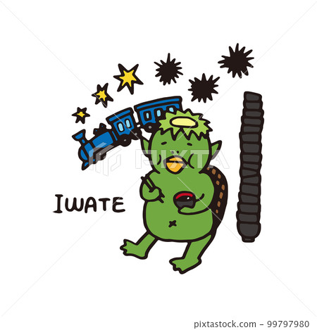 岩手縣標誌插圖（彩色） 99797980