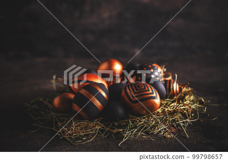Easter greeting card. 99798657