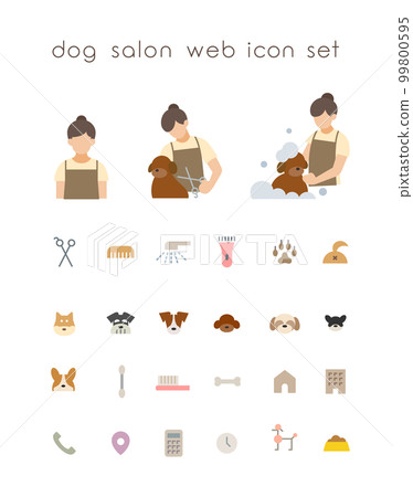 pet salon icon pet salon icon 99800595