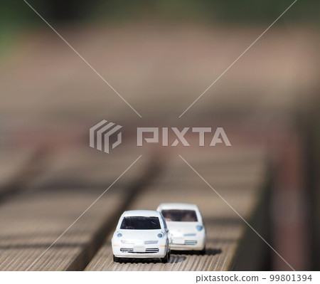 Scenery with a minicar White March Scenery with a minicar White March 99801394