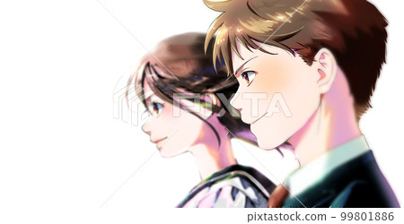 Profile student color illustration No background 99801886