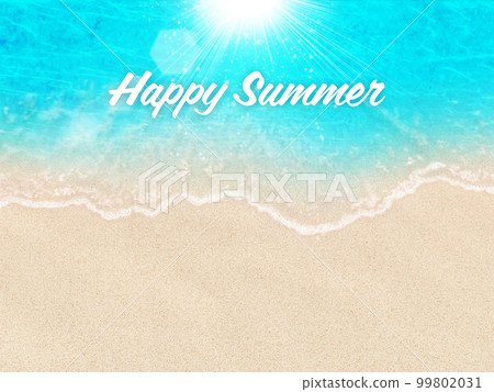 Beach marine blue background material 99802031