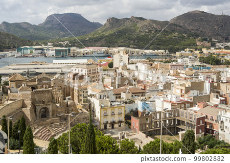 Panoramic view of Cartagena, Spain Panoramic view of Cartagena, Spain 99802882