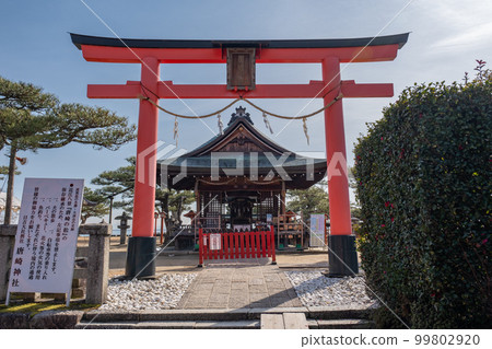 Karasaki Shrine Torii Gate and Worship Hall, Otsu City, Shiga Prefecture Karasaki Shrine Torii Gate and Worship Hall, Otsu City, Shiga Prefecture 99802920