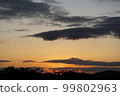 Sunset sky and clouds 99802963