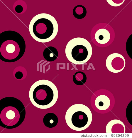 Abstract hand drown polka dots background. Dotted seamless pattern with color circles. Template design for invitation, poster, card, flyer, textile, fabric Abstract hand drown polka dots background. Dotted seamless pattern with color circles. Template design for invitation, poster, card, flyer, textile, fabric 99804299