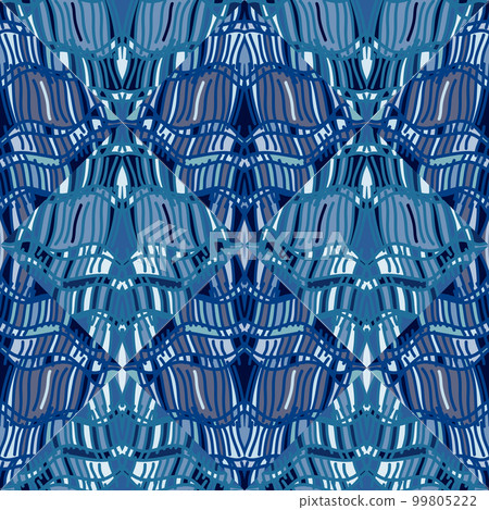 Aztec mosaic tile. Abstract tribal seamless background pattern. Aztec mosaic tile. Abstract tribal seamless background pattern. 99805222