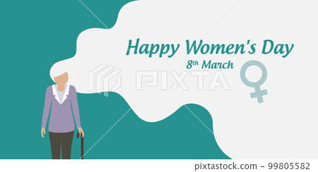happy womens day 8th march woman with long hair happy womens day 8th march woman with long hair 99805582