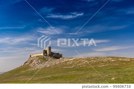 View of the Enisala fortress 99806738