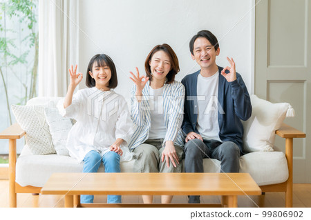 Parent and child family living room sofa OK 99806902