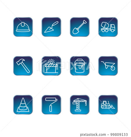 Illustration Vector Graphic of Construction icon Illustration Vector Graphic of Construction icon 99809133