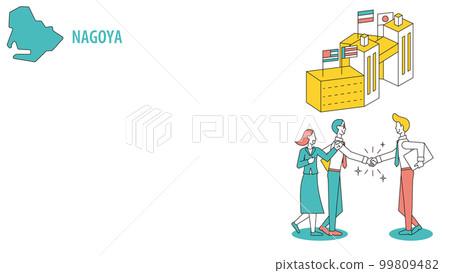 Businessman visiting an international conference in Nagoya, Japan Businessman visiting an international conference in Nagoya, Japan 99809482