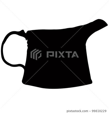 a pot black color silhouette vector a pot black color silhouette vector 99810229