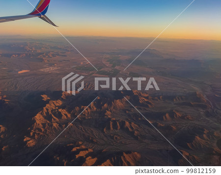 Aerial view of rural lanscape near San Diego 99812159