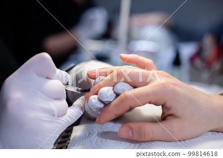 Work as a beautician and manicurist in a beauty salon. 99814618