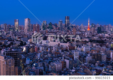 "Tokyo" Tokyo night view, Twilight Blue "Tokyo" Tokyo night view, Twilight Blue 99815015