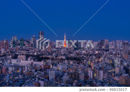 "Tokyo" Tokyo night view, Twilight Blue "Tokyo" Tokyo night view, Twilight Blue 99815017