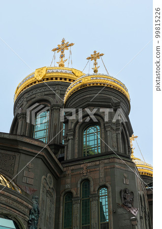Golden domes of the Main Cathedral of the Russian Armed Forces 99815226