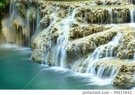 Turquoise water of Krushuna waterfalls, Bulgaria 99815642