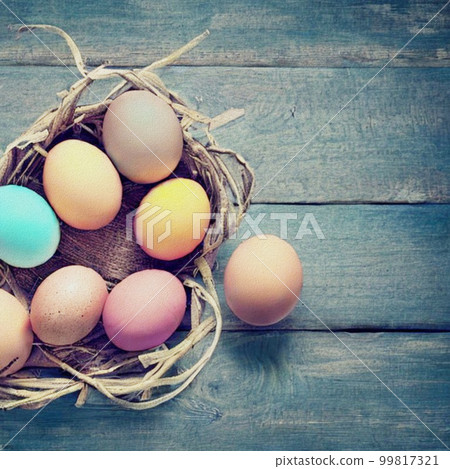 Basket with Eggs Basket with Eggs 99817321