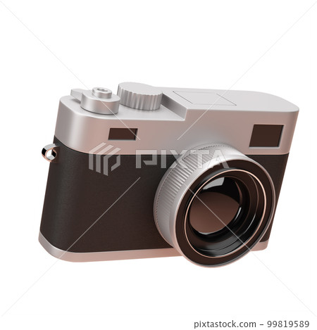 Luxury digital camera 3d render Luxury digital camera 3d render 99819589