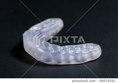 Dental mouthguard, splint for the treatment of dysfunction of the temporomandibular joints, bruxism, malocclusion, to relax the muscles of the jaw. 99819592