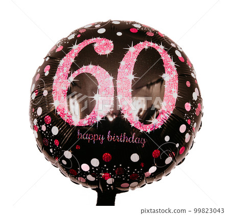 Balloon, anniversary 60 years, happy birthday 99823043