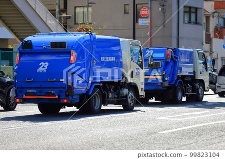 垃圾車(垃圾車)圖片 垃圾車(垃圾車)圖片 99823104