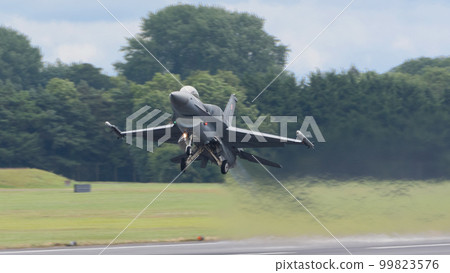 Polish Air Force F-16C "Tiger Demo Team" takeoff 99823576