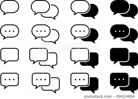 conversation bubble icon conversation bubble icon 99824604