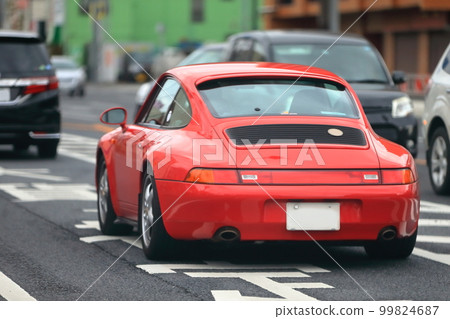 Red sports car image Red sports car image 99824687