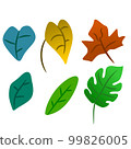 clip art, green leaf, flower, plant, monstera leaf, maple leaf 99826005