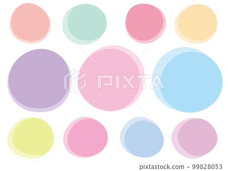 Round shape set with easy shape 99828053