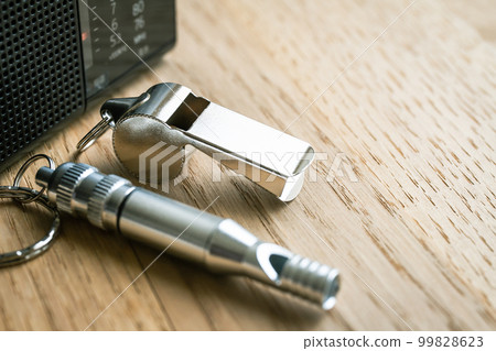 Whistle Image material for disaster prevention goods 99828623