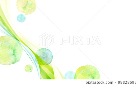 Green gradation streamline background material Green gradation streamline background material 99828695