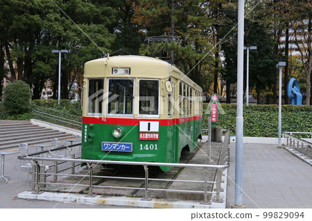 在名古屋市科學館展出的電車 99829094