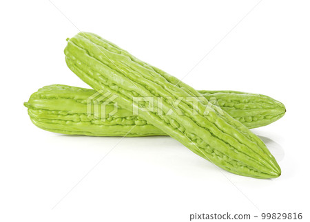 Bitter Gourd isolated on white background Bitter Gourd isolated on white background 99829816