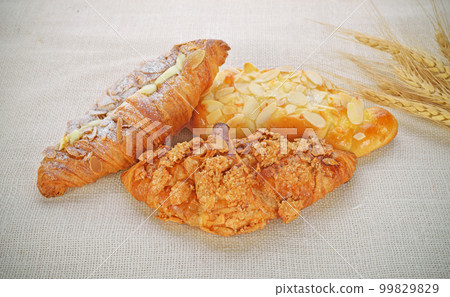 Almond Bread on the table Almond Bread on the table 99829829