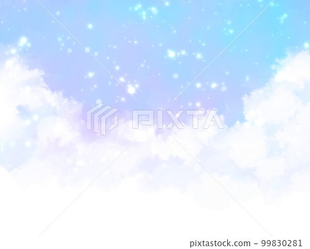 光粒，夢想，天空背景 99830281