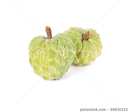 Custard apple or Sugar apple isolated on white background. Custard apple or Sugar apple isolated on white background. 99830332
