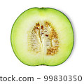 cantaloupe melon isolated on white background 99830350
