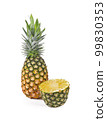 Pineapple isolated on white background 99830353