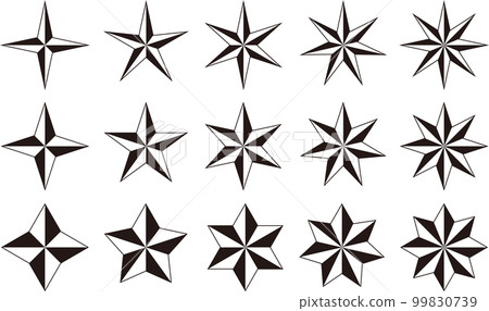 Set of stars Set of stars 99830739
