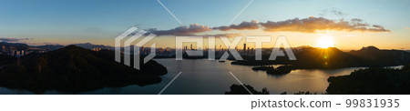 Aerial panorama view of landscape in shenzhen city, China Aerial panorama view of landscape in shenzhen city, China 99831935