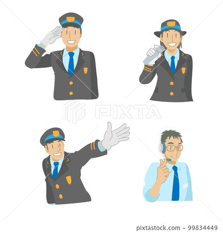 Material of people who operate the Shinkansen 99834449