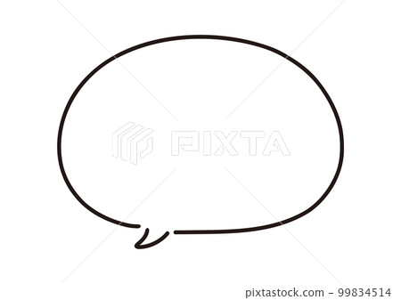 pen hand drawn speech bubble pen hand drawn speech bubble 99834514