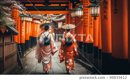 日本旅遊勝地風格背景素材 日本旅遊勝地風格背景素材 99835612